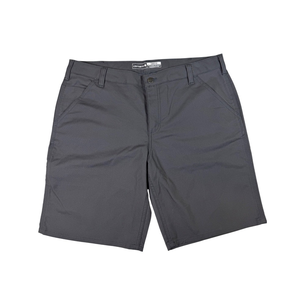Carhartt BS3111W Rugged Professional Flex Work Short Womens Loose Fit Gray Sz 16